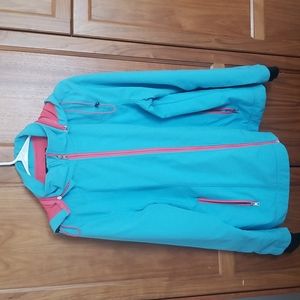 Women's Blue and Pink Jacket